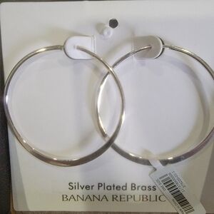Banana Republic Silver Hoops